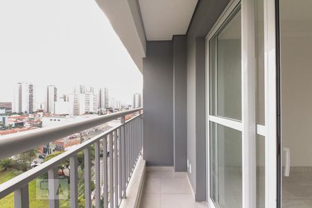 Sacada e Área de serviço de kitnet/studio para alugar com 1 quarto, 50m² em Belenzinho, São Paulo