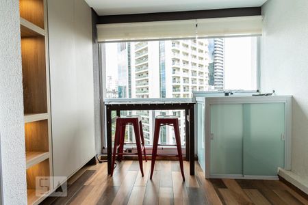 Sacada de apartamento à venda com 1 quarto, 69m² em Brooklin Paulista, São Paulo