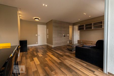 Sala de apartamento à venda com 1 quarto, 69m² em Brooklin Paulista, São Paulo