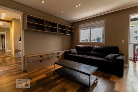 Sala de apartamento à venda com 1 quarto, 69m² em Brooklin Paulista, São Paulo