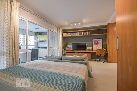 Studio para alugar com 40m², 1 quarto e 1 vaga Studio para alugar com 40m², 1 quarto e 1 vagaQuarto