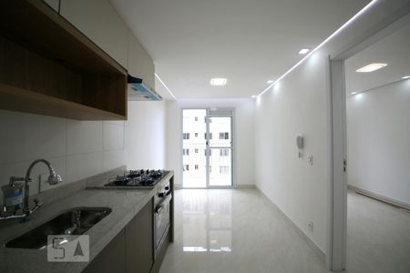 Cozinha - Sala de apartamento para alugar com 1 quarto, 29m² em Jardim Prudência, São Paulo
