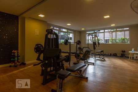 Studio para alugar com 33m², 1 quarto e 1 vaga Studio para alugar com 33m², 1 quarto e 1 vagaÁrea comum - Academia
