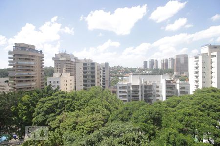 Vista da varanda de apartamento à venda com 4 quartos, 380m² em Real Parque, São Paulo