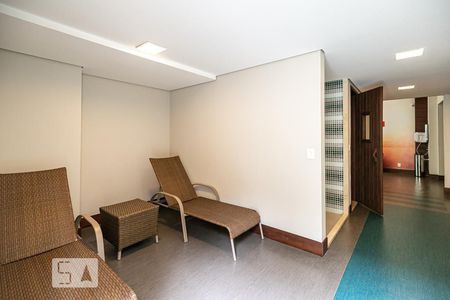 Apartamento à venda com 43m², 1 quarto e 1 vagaSauna