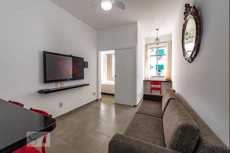 Sala de apartamento para alugar com 1 quarto, 35m² em Leblon, Rio de Janeiro