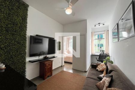 Sala  de apartamento para alugar com 1 quarto, 35m² em Leblon, Rio de Janeiro