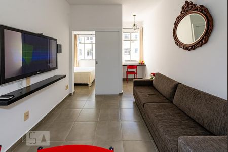 Sala de apartamento para alugar com 1 quarto, 35m² em Leblon, Rio de Janeiro