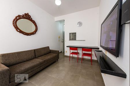 Sala de apartamento para alugar com 1 quarto, 35m² em Leblon, Rio de Janeiro