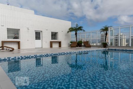 Piscina de apartamento para alugar com 1 quarto, 53m² em Embaré, Santos