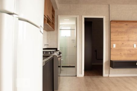 Cozinha de kitnet/studio para alugar com 1 quarto, 36m² em Chácara Inglesa, São Paulo