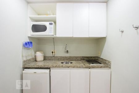 Cozinha de kitnet/studio à venda com 1 quarto, 35m² em Chácara Santo Antônio (zona Sul), São Paulo