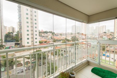 Varanda Sala  de apartamento à venda com 2 quartos, 68m² em Sacoma, São Paulo