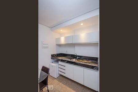 sala - cozinha de kitnet/studio à venda com 1 quarto, 31m² em Estoril, Belo Horizonte