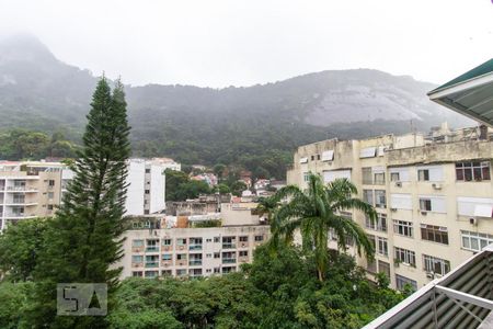 Vista Sala de apartamento à venda com 4 quartos, 210m² em Humaitá, Rio de Janeiro