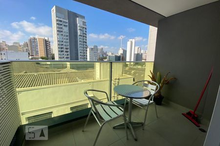 Studio para alugar com 24m², 1 quarto e 1 vaga Studio para alugar com 24m², 1 quarto e 1 vagavaranda