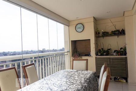 Varanda gourmet de apartamento à venda com 3 quartos, 123m² em Centro, São Bernardo do Campo