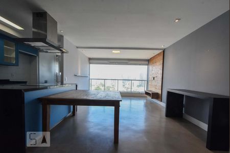 Sala de apartamento à venda com 1 quarto, 68m² em Brooklin Paulista, São Paulo