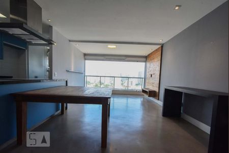 Sala de apartamento à venda com 1 quarto, 68m² em Brooklin Paulista, São Paulo