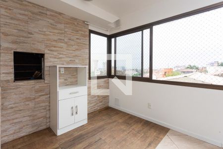 Sala - Churrasqueira de apartamento para alugar com 3 quartos, 103m² em Vila Ipiranga, Porto Alegre
