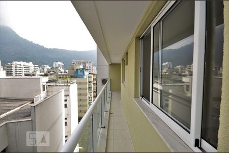 Varanda da Sala de apartamento à venda com 3 quartos, 94m² em Botafogo, Rio de Janeiro