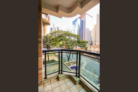 Varanda da Sala de apartamento para alugar com 1 quarto, 45m² em Brooklin Paulista, São Paulo