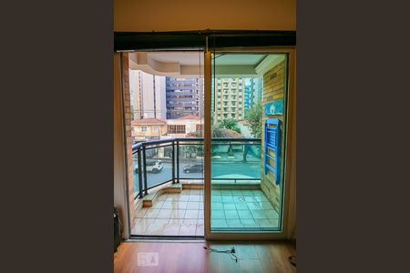 Varanda da Sala de apartamento à venda com 1 quarto, 45m² em Brooklin Paulista, São Paulo