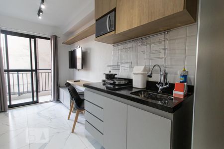 Studio à venda com 25m², 1 quarto e sem vagaCozinha