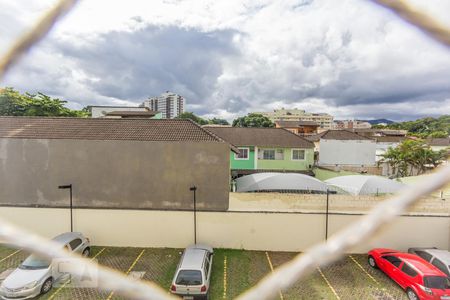 Varanda da Sala Vista de apartamento à venda com 2 quartos, 50m² em Taquara, Rio de Janeiro