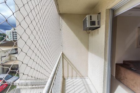 Varanda da Sala de apartamento à venda com 2 quartos, 50m² em Taquara, Rio de Janeiro