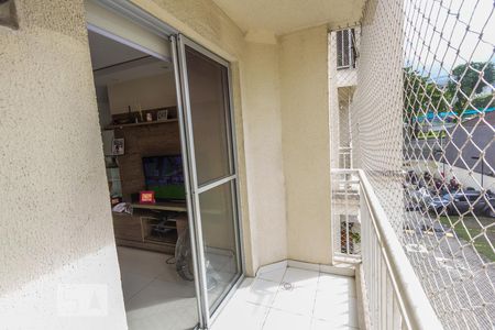Varanda da Sala de apartamento à venda com 2 quartos, 50m² em Taquara, Rio de Janeiro