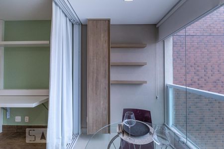 Apartamento para alugar com 40m², 1 quarto e 1 vagaVaranda