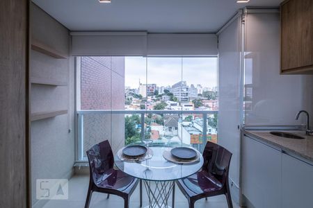 Varanda de apartamento para alugar com 1 quarto, 40m² em Vila Madalena, São Paulo