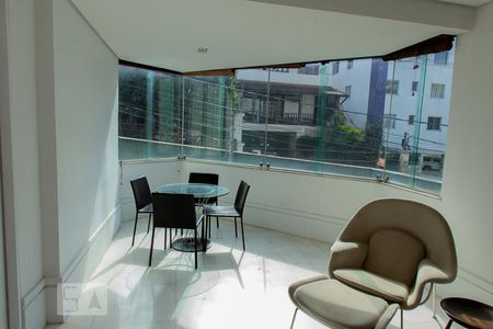 Varanda da Sala de apartamento à venda com 4 quartos, 389m² em Grajaú, Belo Horizonte