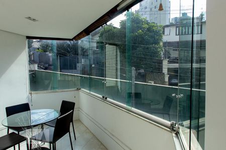 Varanda da Sala de apartamento à venda com 4 quartos, 389m² em Grajaú, Belo Horizonte