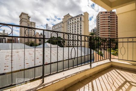 Varanda da Sala de apartamento à venda com 3 quartos, 80m² em Cambuí, Campinas
