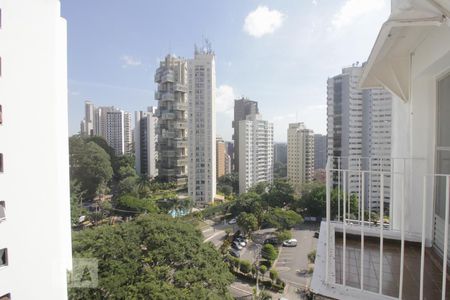 Vista da varanda de apartamento à venda com 2 quartos, 89m² em Vila Andrade, São Paulo