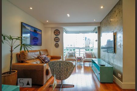 Sala de Estar de apartamento à venda com 2 quartos, 79m² em Vila Mariana, São Paulo