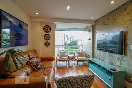 Sala de Estar de apartamento à venda com 2 quartos, 79m² em Vila Mariana, São Paulo