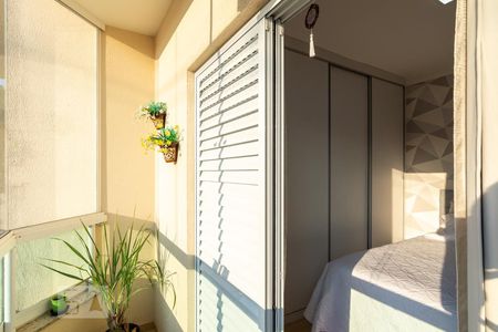 Sacada Suíte 1 de apartamento para alugar com 2 quartos, 69m² em Vila Assunção, Santo André