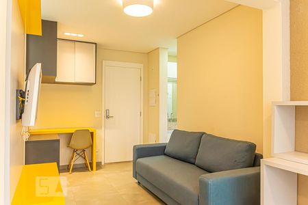 Sala de apartamento para alugar com 1 quarto, 40m² em Liberdade, São Paulo