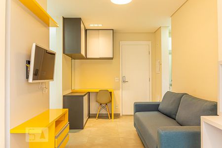 Sala de apartamento para alugar com 1 quarto, 40m² em Liberdade, São Paulo