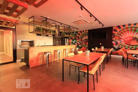 Studio à venda com 37m², 1 quarto e 2 vagasÁrea comum - Salão de festas