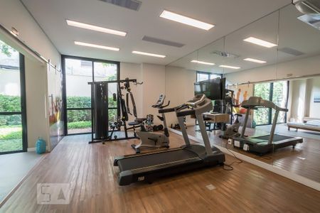 Apartamento para alugar com 27m², 1 quarto e 1 vaga Apartamento para alugar com 27m², 1 quarto e 1 vagaÁrea Comum - Academia