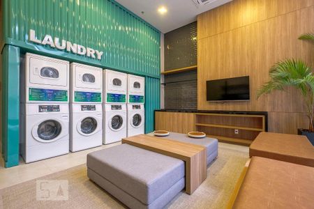 Apartamento para alugar com 30m², 1 quarto e 1 vaga Apartamento para alugar com 30m², 1 quarto e 1 vagaLavanderia
