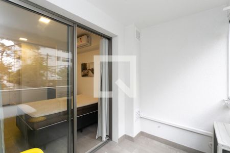 Varanda de kitnet/studio à venda com 1 quarto, 24m² em Vila Madalena, São Paulo