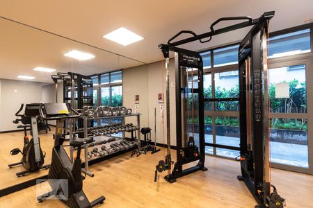 Studio para alugar com 33m², 1 quarto e sem vagaAcademia