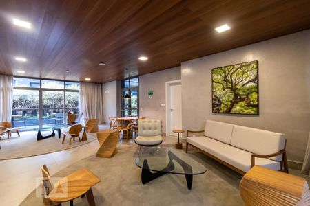 Studio para alugar com 33m², 1 quarto e sem vagaSalão de festas