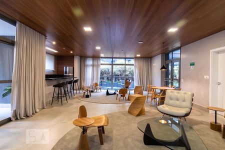 Studio para alugar com 33m², 1 quarto e sem vagaSalão de festas