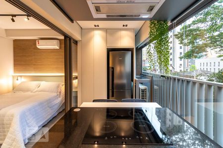 Studio para alugar com 33m², 1 quarto e sem vagacozinha